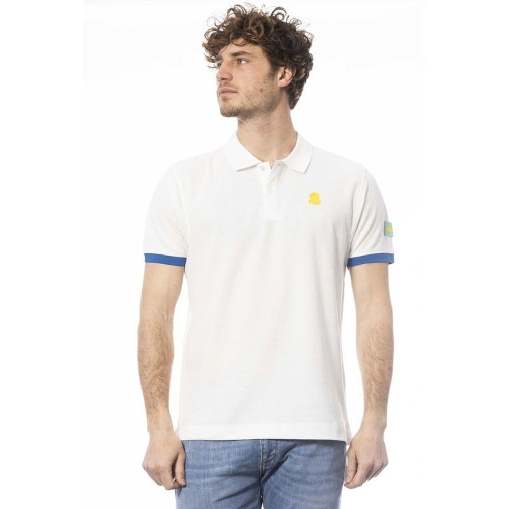 Invicta White Cotton Men Polo Men's Shirt